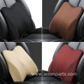 Comfortable car neck rest pillow breathable lumbar pillow